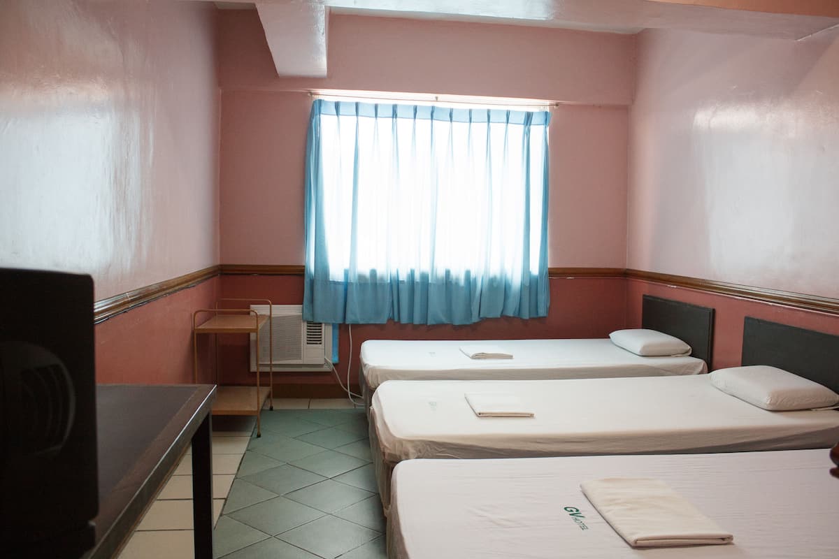 Blackout curtains, bed sheets