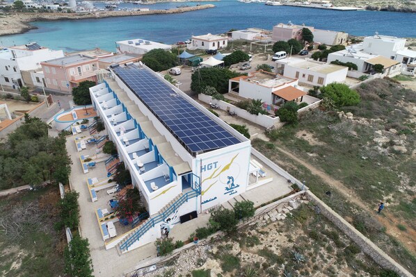 Façade de l’hébergement