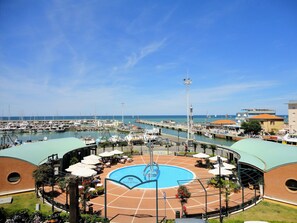 Panoramic Double Room, 1 Bedroom, Private Bathroom, Sea View | View from room