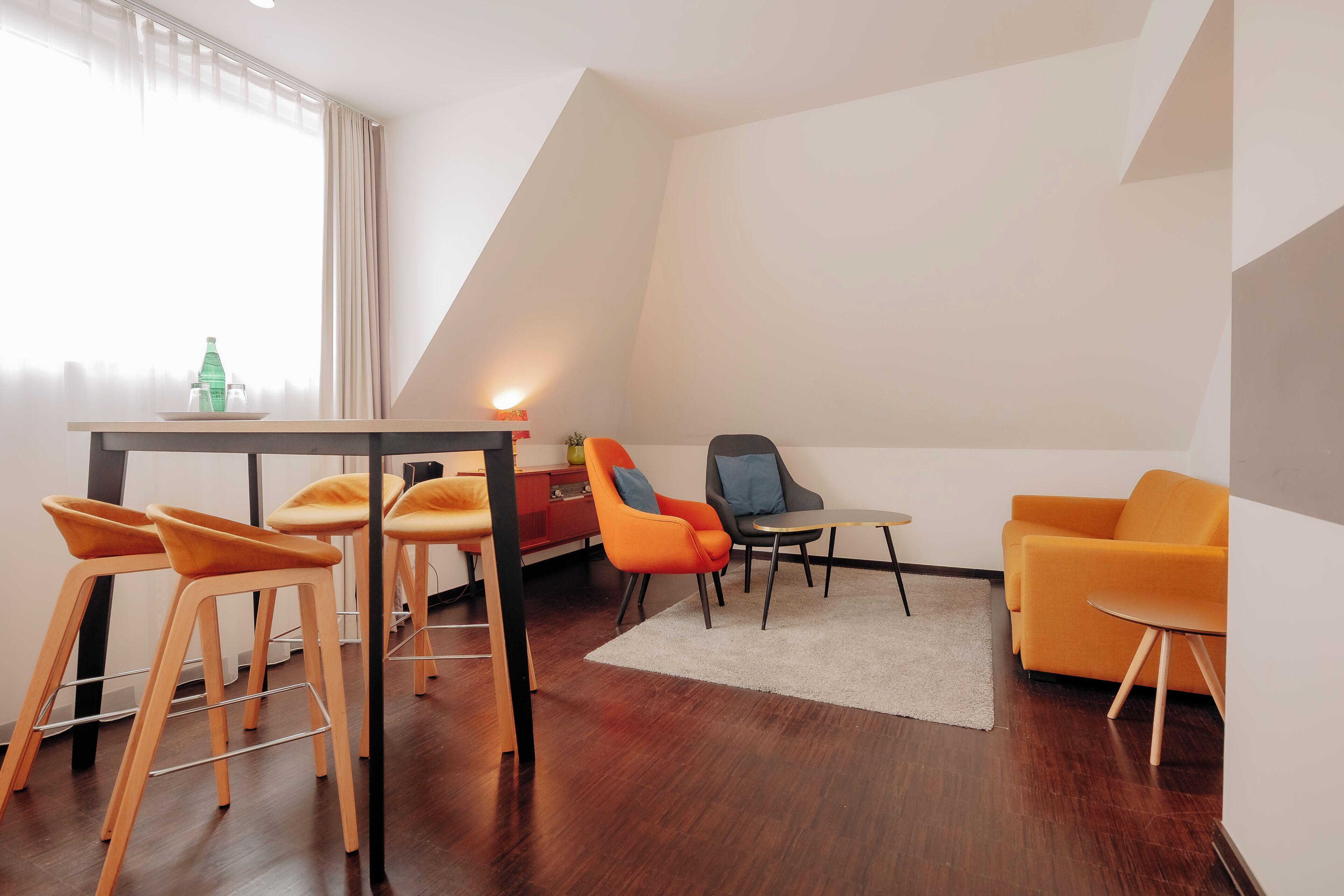 Studio, Stadtblick | Wohnbereich