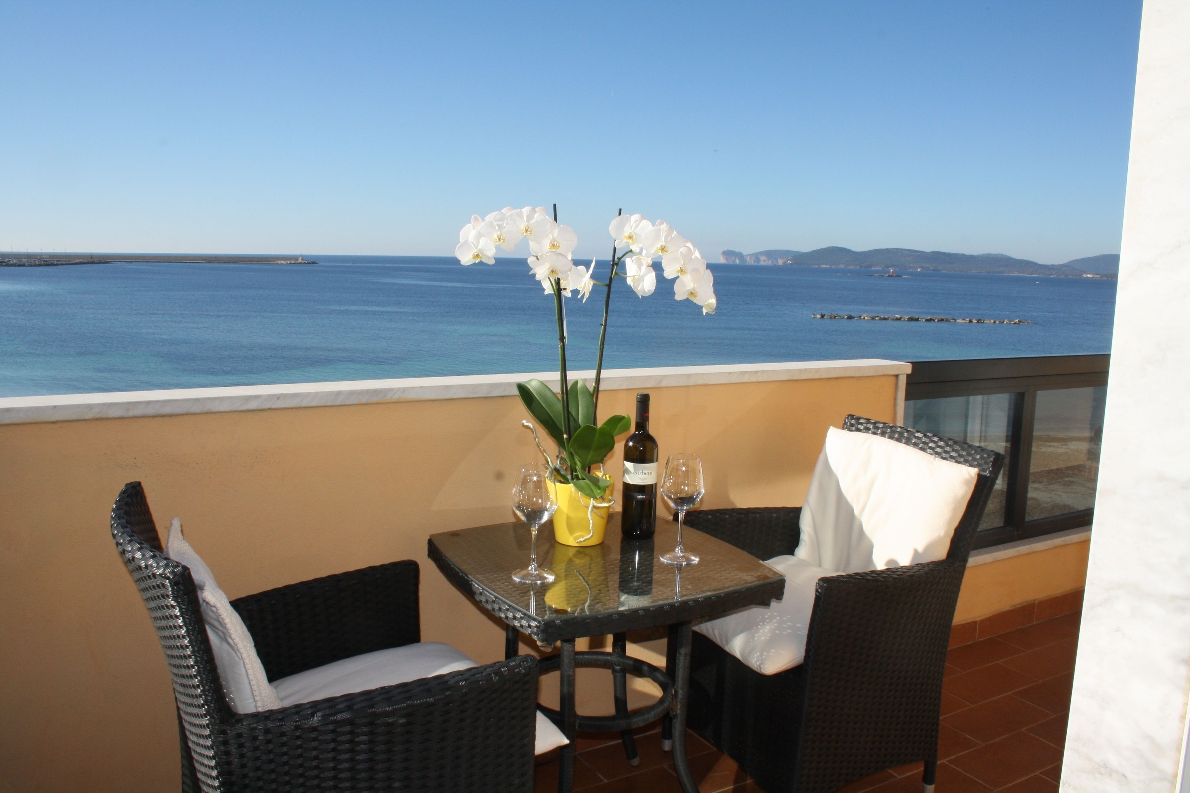 Apartment, 2 Bedrooms, Sea View | Balcony