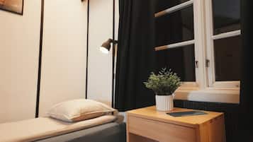 Kahden hengen huone | Untuvapeitot, ilmainen Wi-Fi, vuodevaatteet