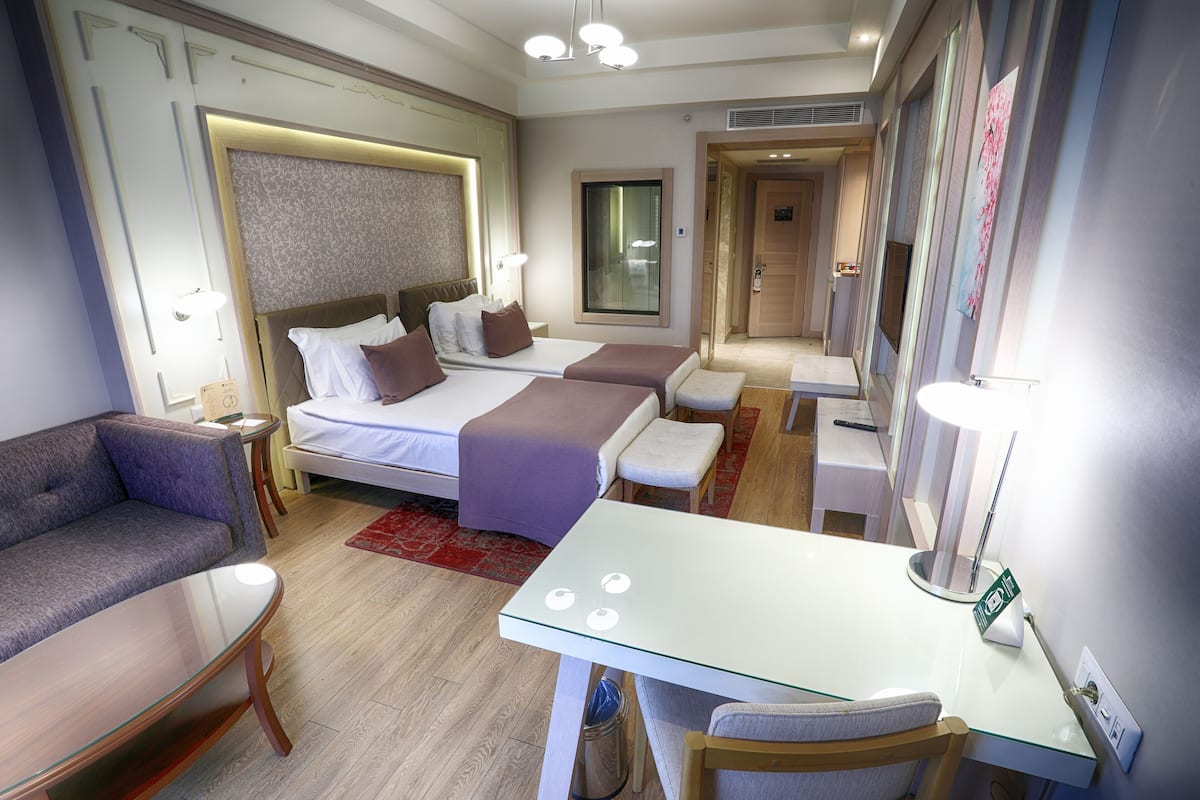Tomannsrom – deluxe | 1 soverom, sengetøy av topp kvalitet, minibar og safe på rommet