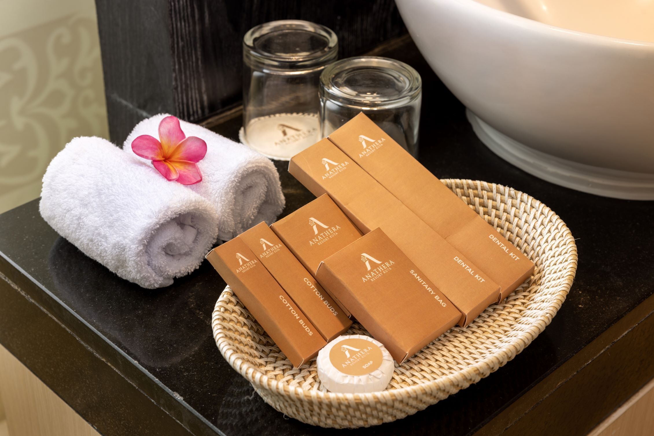 shower, free toiletries, hair dryer, slippers