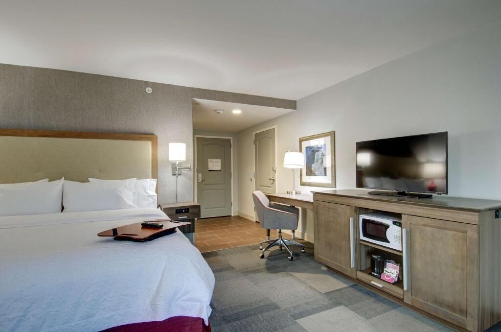 In-room safe, desk, blackout curtains, iron/ironing board