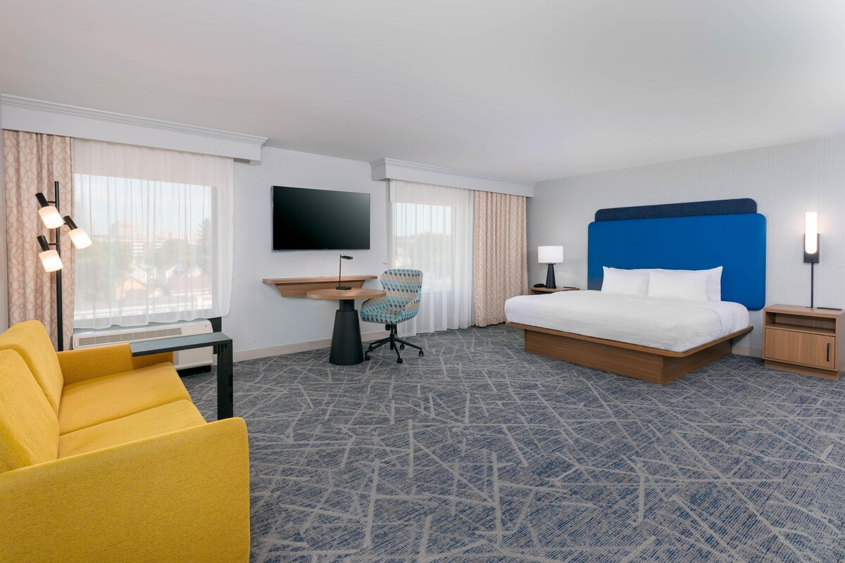 In-room safe, desk, blackout drapes, iron/ironing board