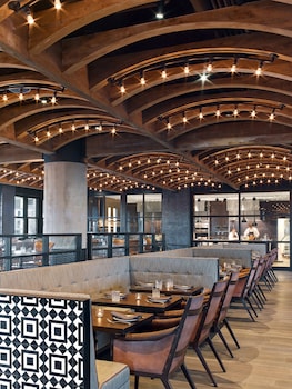 Hotel entrance and lobby at Hotel Van Zandt