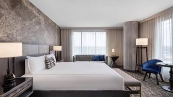 Ropa de cama de alta calidad y minibar