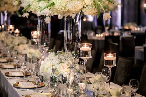 Indoor wedding