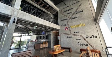 Sala de estar en el lobby