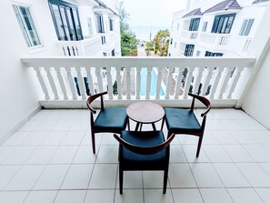 Mary Family Ocean with Private Balcony | Balcony view - Mary Beach Hotel and Resort (Sihanoukville)
