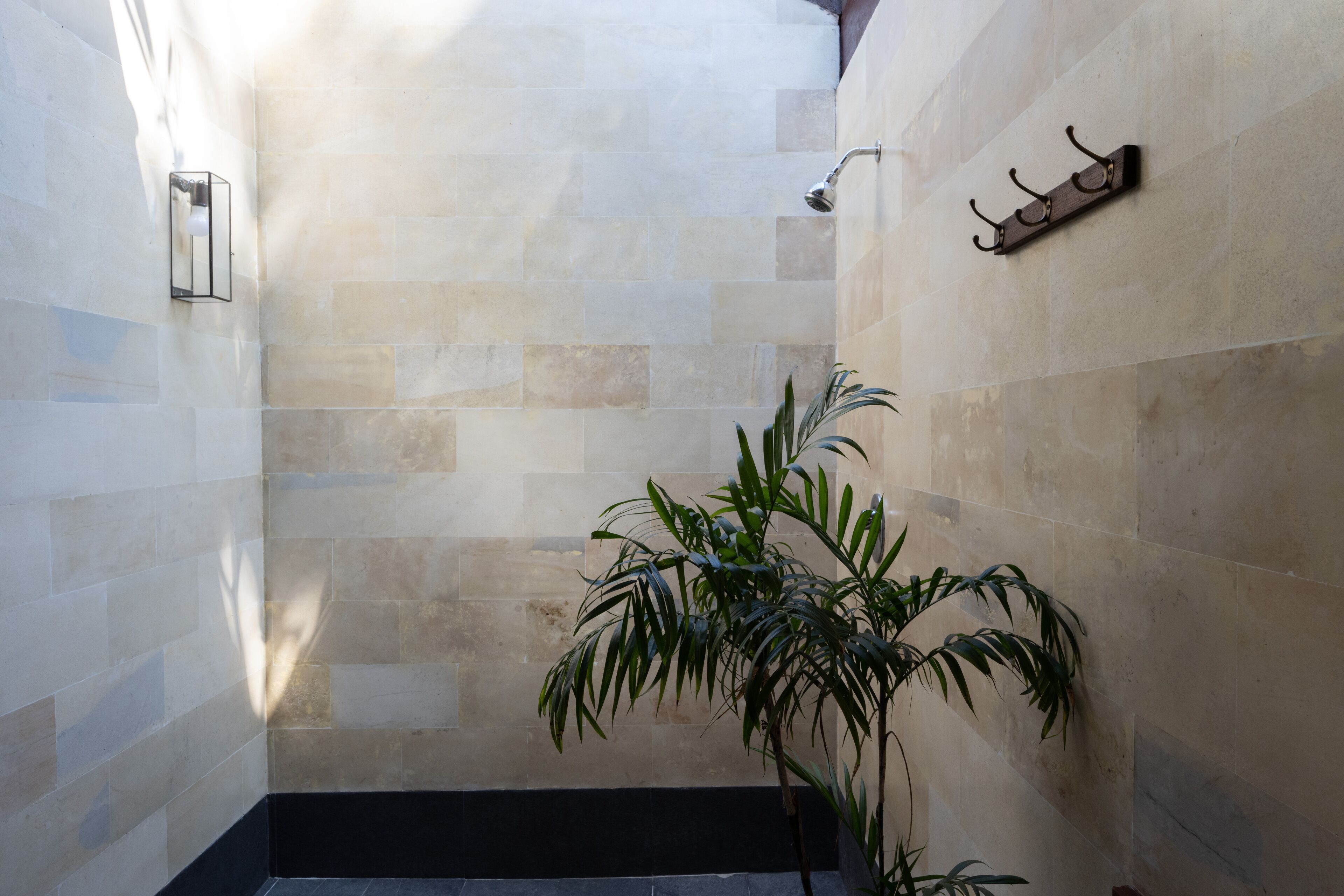 shower, eco-friendly toiletries, hair dryer, towels