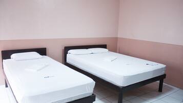 Desk, rollaway beds, free WiFi, bed sheets