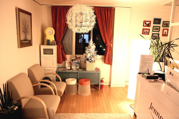 Lobby sitting area