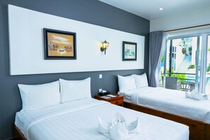 Deluxe Twin Room, Pool Access, Poolside | Minibar, in-room safe, free cots/infant beds, free WiFi - Sea Breeze Resort (Sihanoukville)