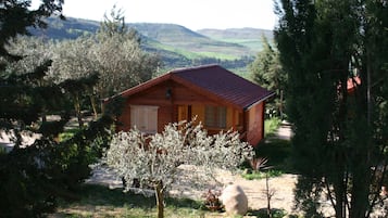 Chalet, 1 Schlafzimmer, Kochnische, zum Garten hin (with air-conditioner) | Außenbereich