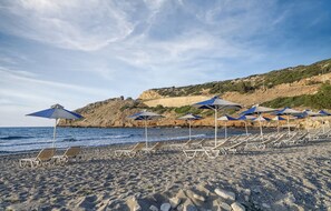 Private beach, scuba diving