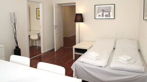 Departamento Confort, 2 habitaciones, refrigerador y microondas | Sala de estar