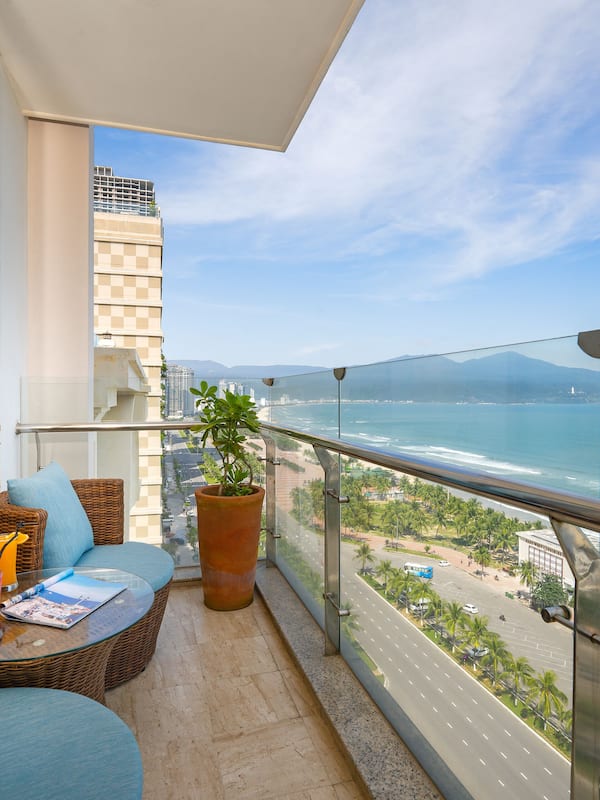 Premier Twin Room, Ocean View | Balcony view