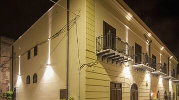 Front of property – evening/night