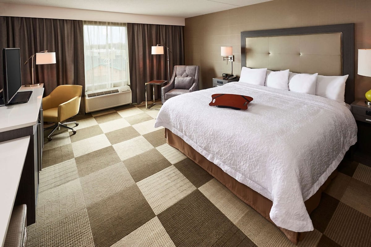 In-room safe, desk, blackout curtains, iron/ironing board