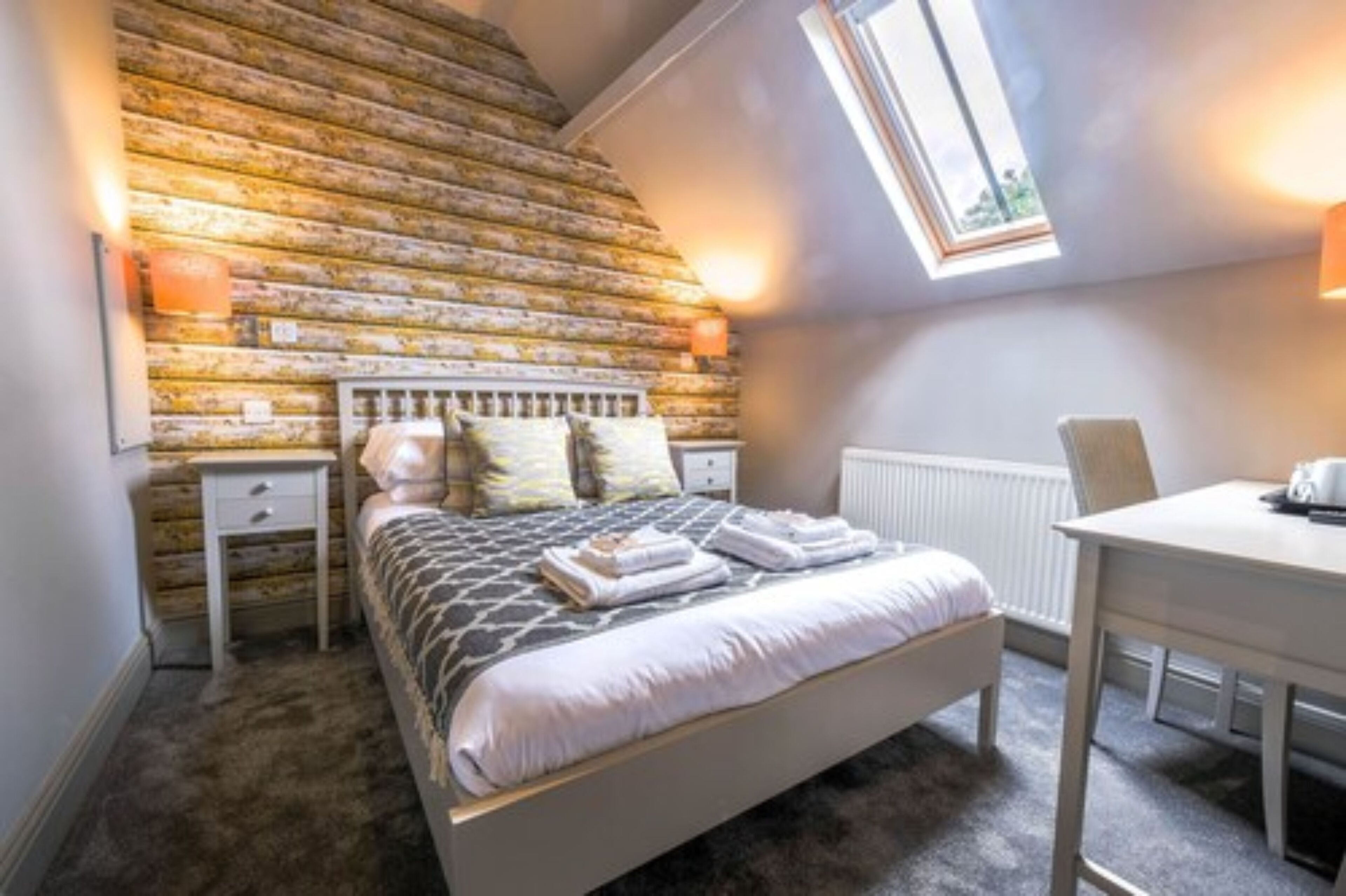 Hypo-allergenic bedding, individually decorated, individually furnished