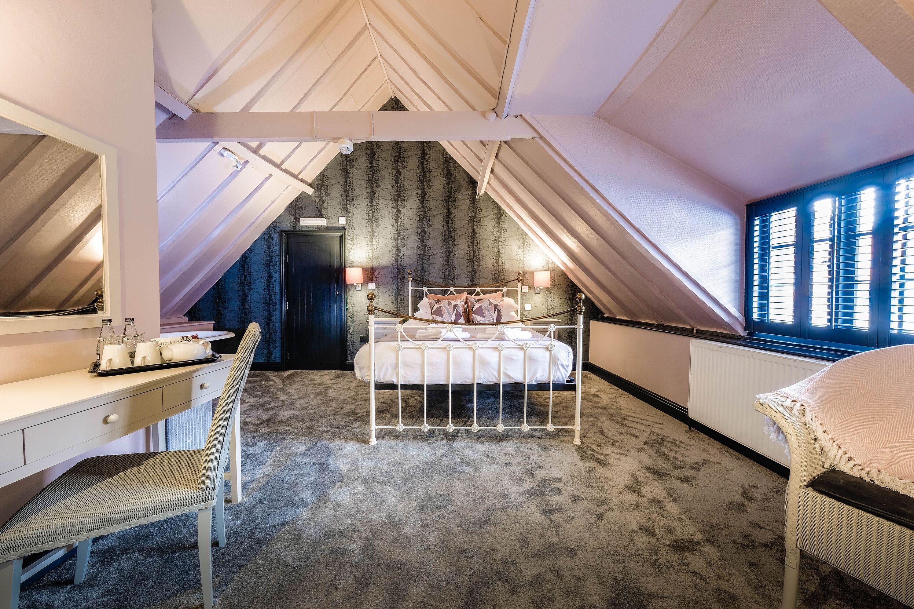 hypo-allergenic bedding, individually decorated, individually furnished