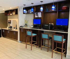 Enjoy a drink at the hotel bar, where you can work or relax with a coffee.