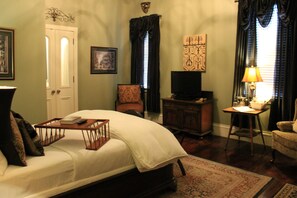 Single Room, 1 King Bed, Private Bathroom (Old New Orleans) | Down comforters, individually decorated, individually furnished - The Grand Magnolia Ballroom & Suites (Pascagoula)