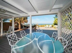 Beachfront Ocean Dream (4 Bedroom Home) | Terrace/patio - Luxury Homes by BeachTime Rentals Indian Rocks Beach (Indian Rocks Beach)