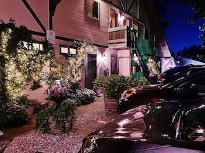 Front of property – evening/night