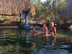 Outdoor pool, a natural pool - Eco Hotel Playa Quilombo de Curumbe (Pasaco)
