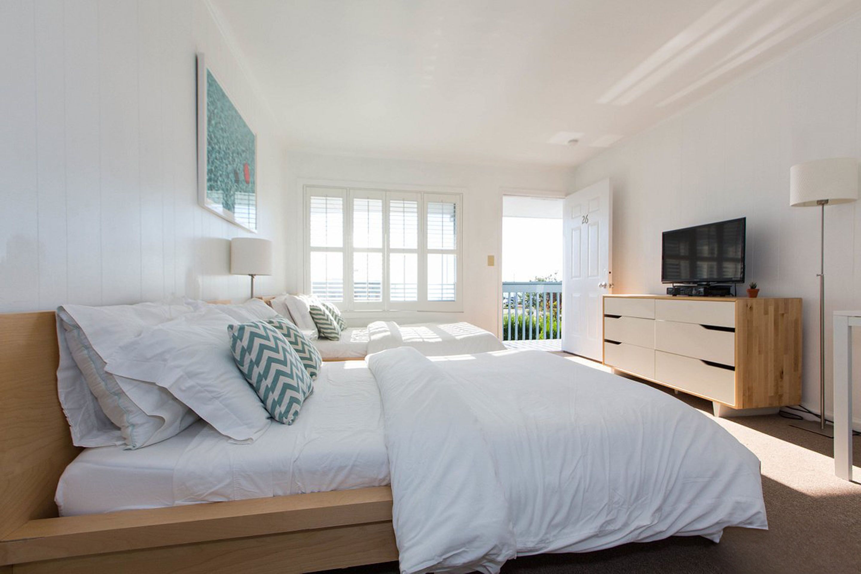 premium bedding, iron/ironing board, free wifi, bed sheets