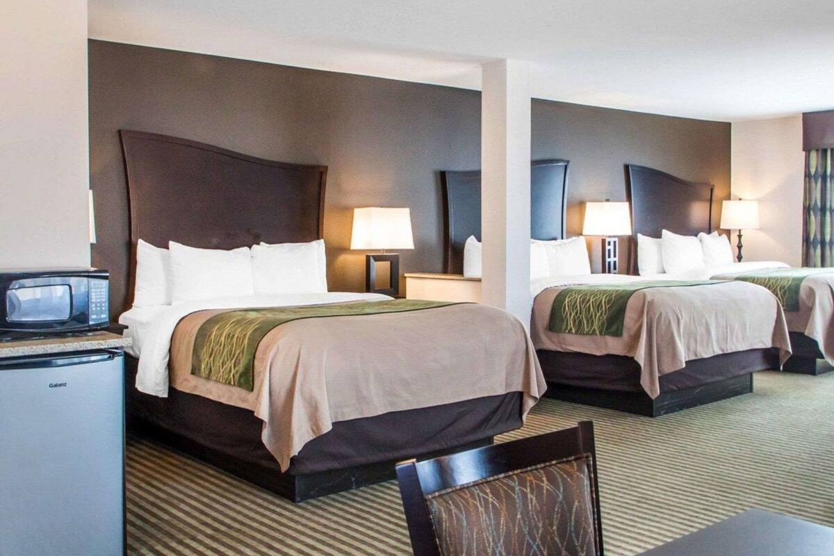 Desk, iron/ironing board, free cribs/infant beds, free WiFi