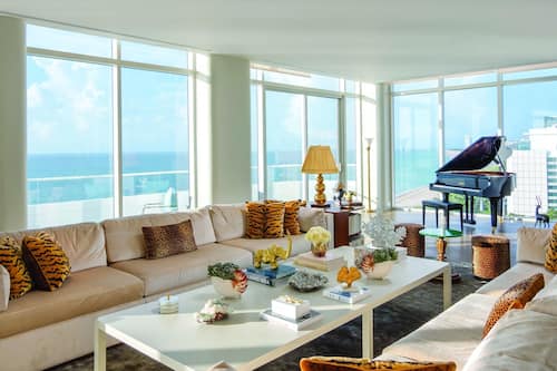 スイート (Penthouse Faena) | 高級寝具、ミニバー、セーフティボックス (室内)、防音設備