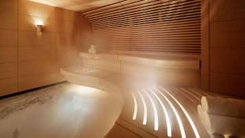 Salle de soins pour les couples, sauna, spa, bain de vapeur