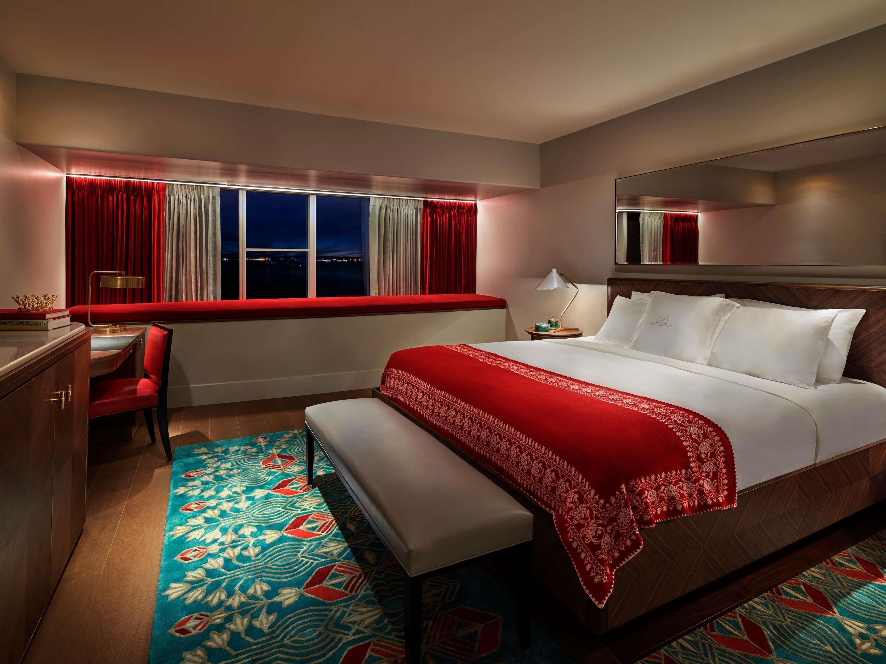 Premium bedding, minibar, in-room safe, soundproofing