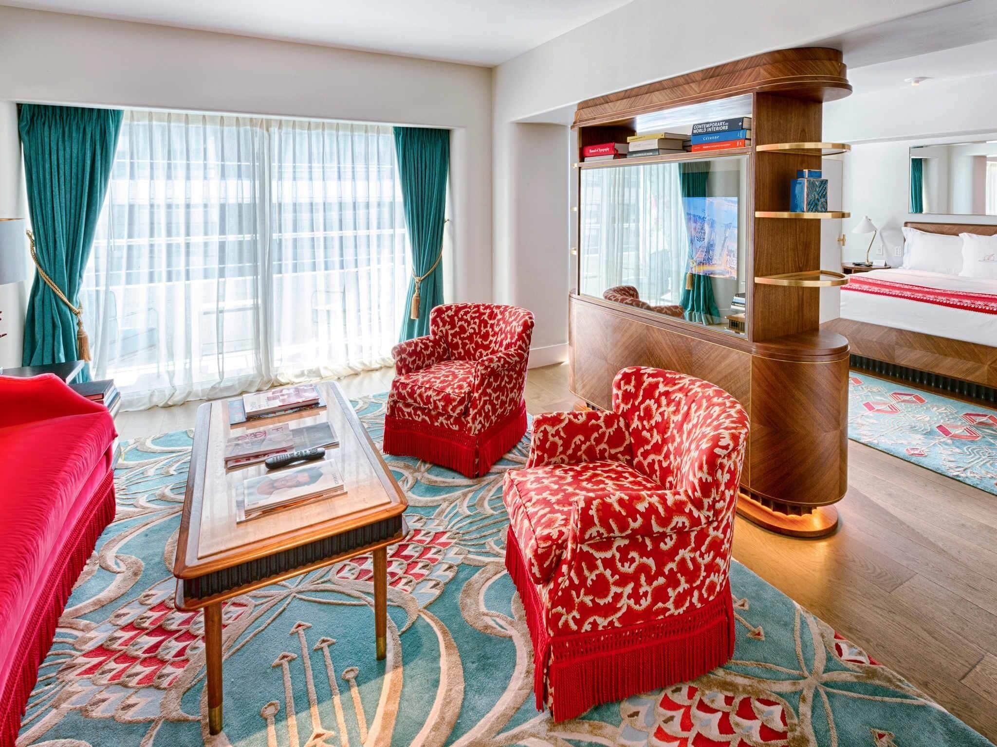 Premium bedding, minibar, in-room safe, soundproofing