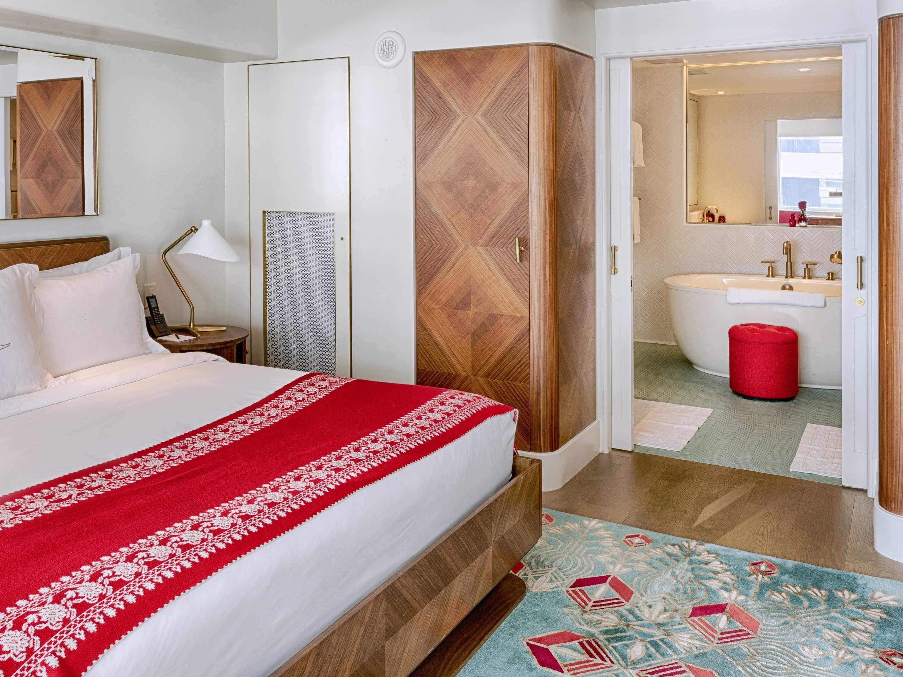 Premium bedding, minibar, in-room safe, soundproofing