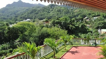 Udsigt fra overnatningsstedet