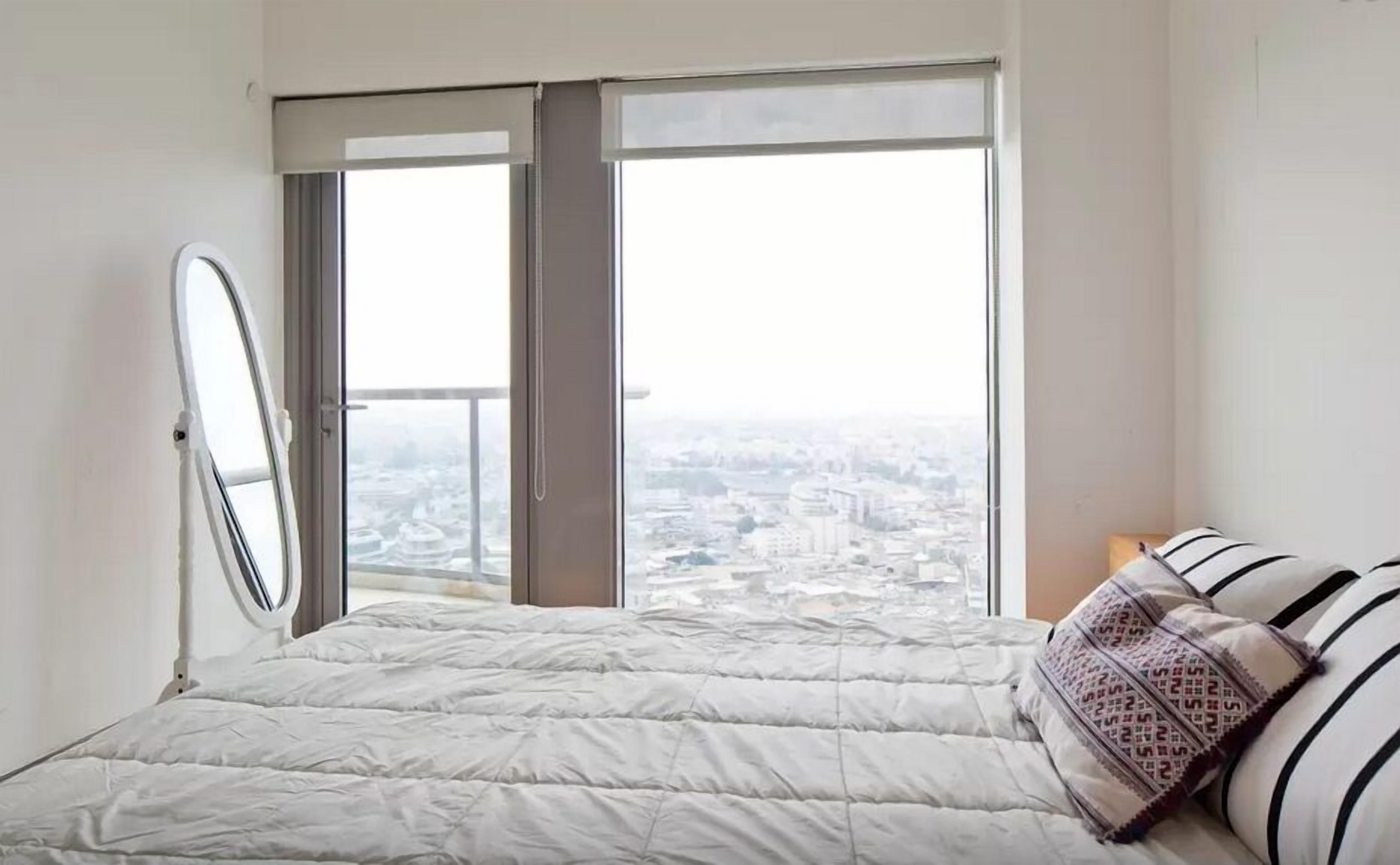 Superior Apartment, 2 Bedrooms, Sea View, Tower (Eilat 61) | Desk, laptop workspace, soundproofing, iron/ironing board