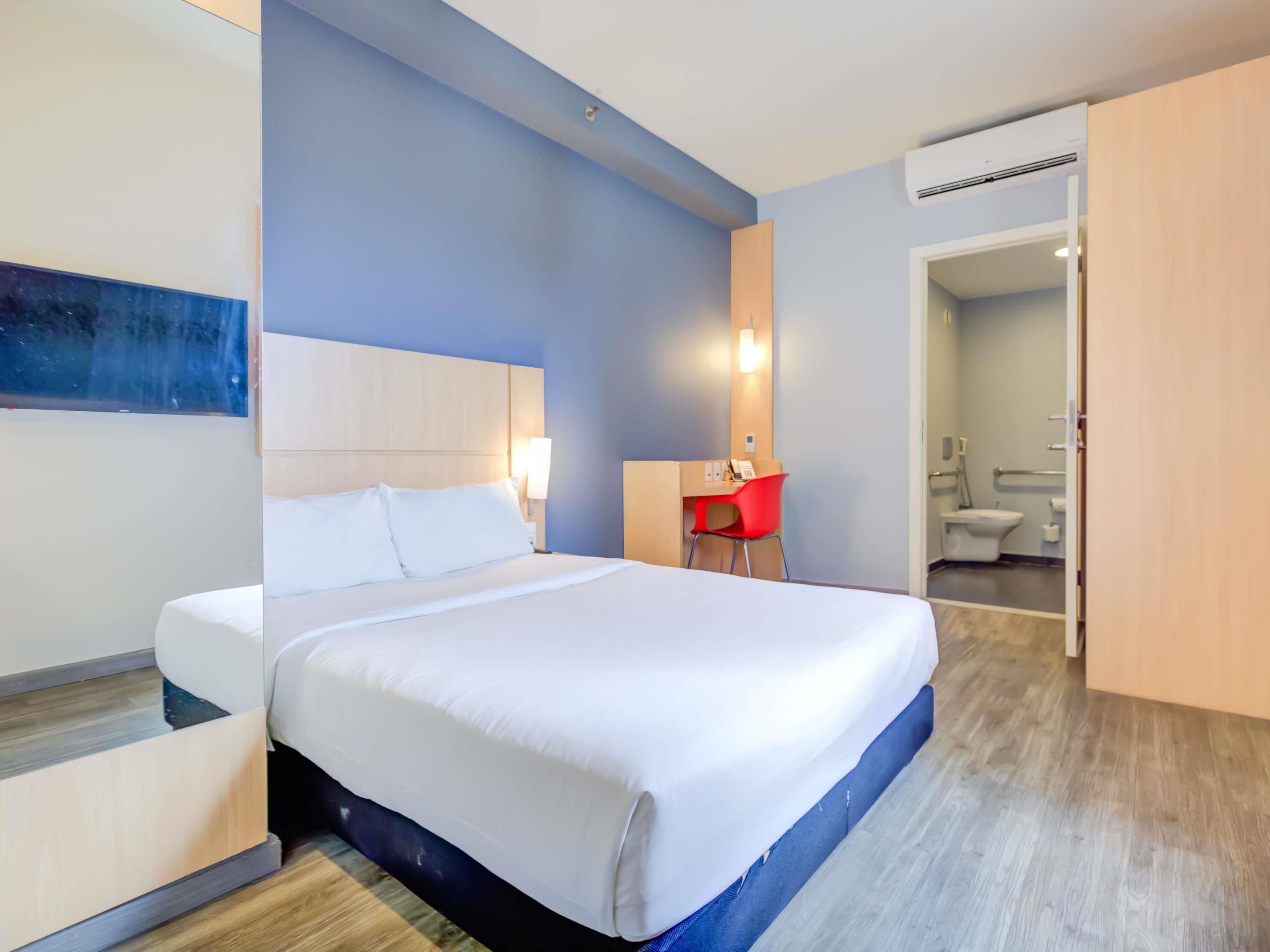 In-room safe, desk, laptop workspace, blackout curtains