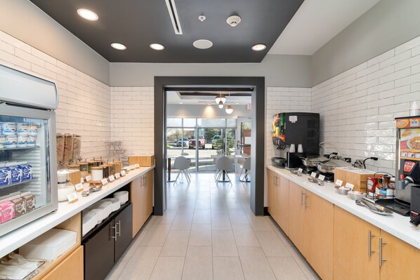 Frokostbuffé er inkludert hver dag