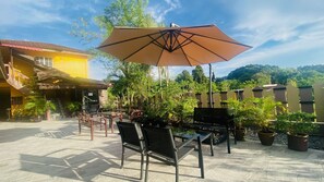 Façade de l’hébergement