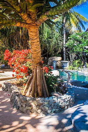 Outdoor pool, pool loungers - Sunrise Gili Air (Gili Air)
