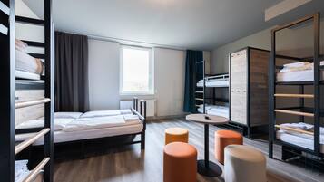 Bed in 8-Bed Dormitory | In-room safe, desk, blackout drapes, soundproofing
