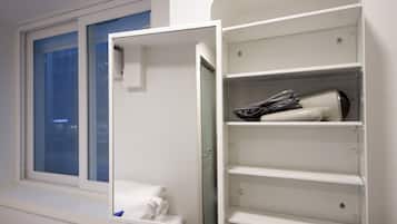 Blackout drapes, iron/ironing board, free WiFi, bed sheets