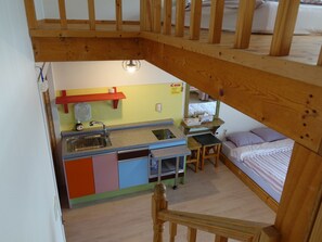 Familien-Maisonette, 2 Doppelbetten | Wohnbereich