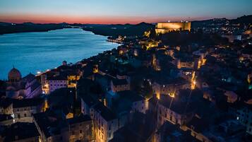 Front of property - evening/night