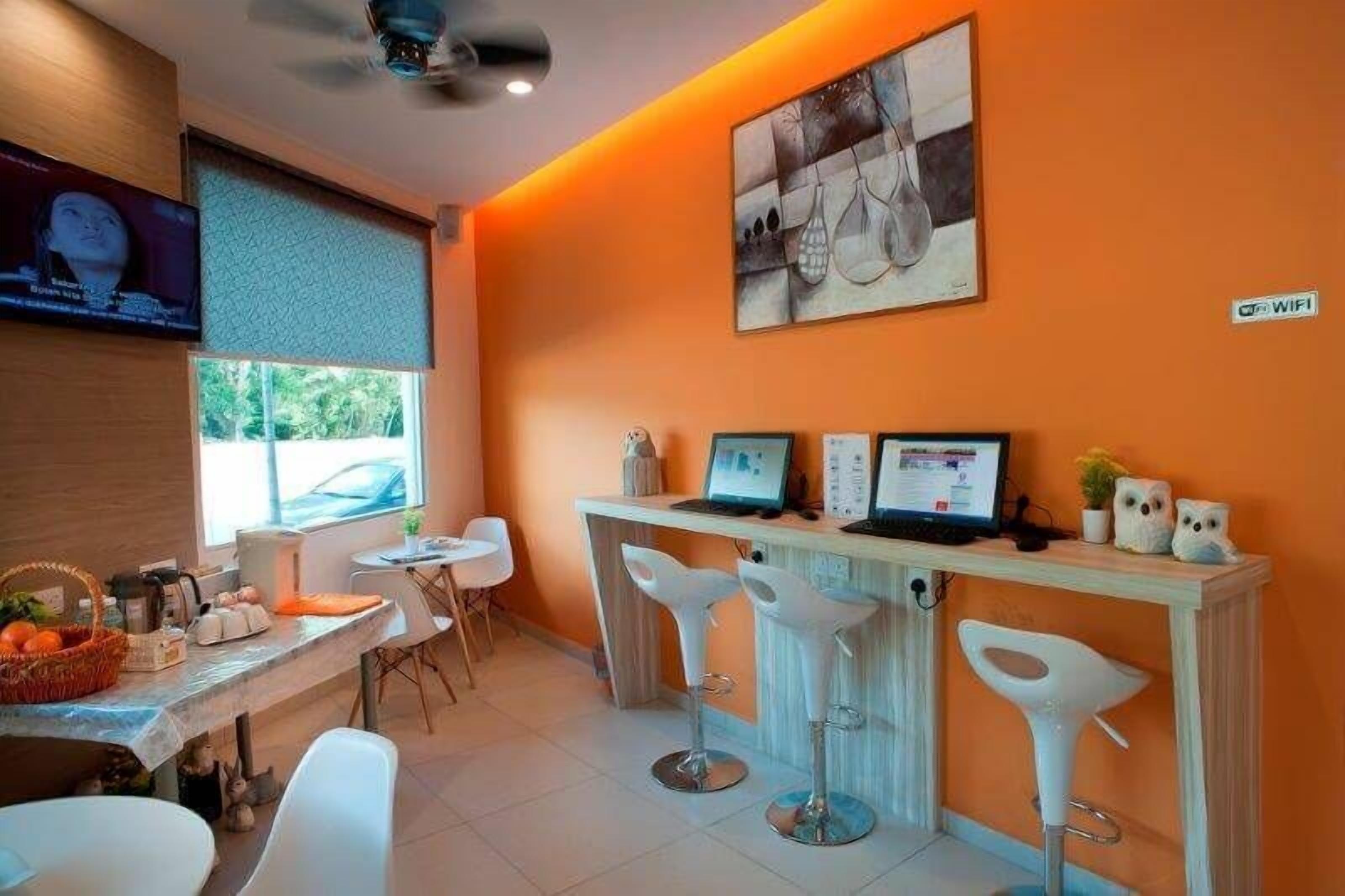 Lobby sitting area